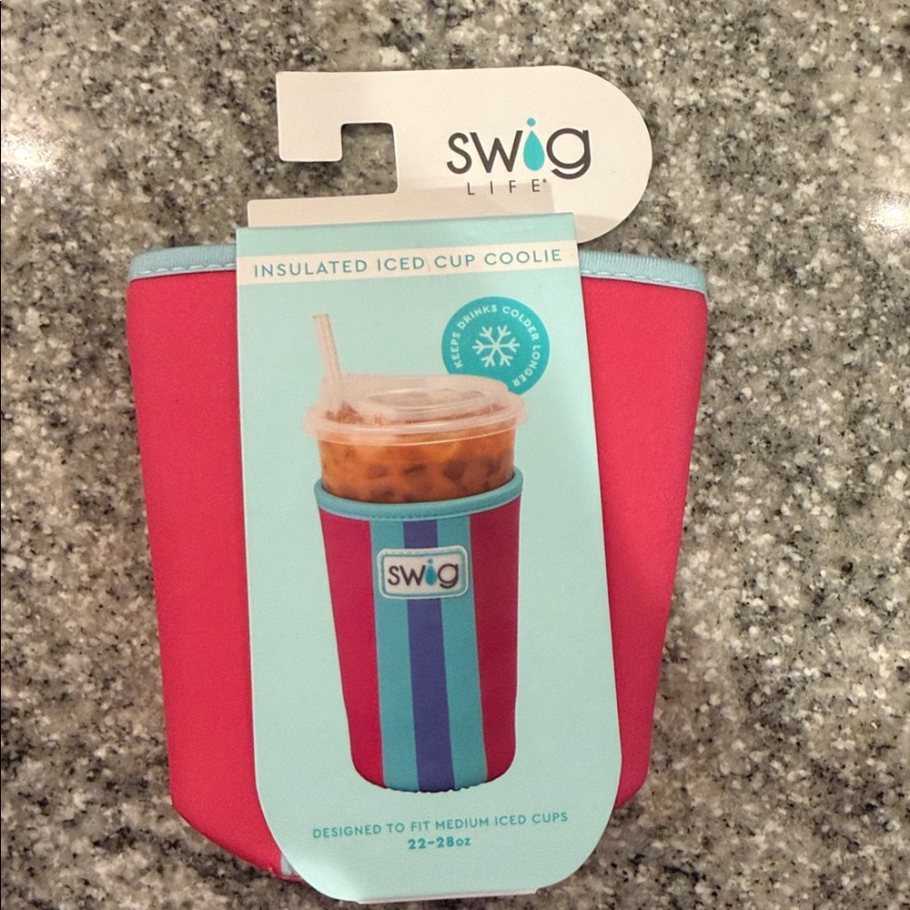 Swig Life Colorblock insulated ice cup coolie brand new